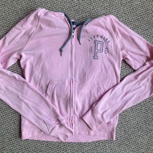 PINK zipper hoodie